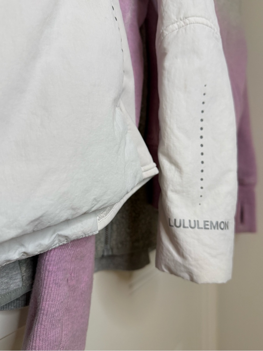 lululemon athletica Women's White Quilted Active Jacket